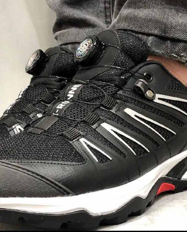 کفش کتونی مردانه زنانه سالامون طبیعت گردی مدل I Runner رنگ مشکی