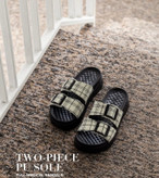 صندل اسلیپر طبی سگک دار کنفی دخترانه زنانه پارس