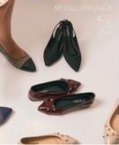 کفش تخت ورنی زنانه دخترانه