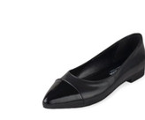 کفش چرم مجلسی تخت و کفش راحتی مشکی زنانه دخترانه