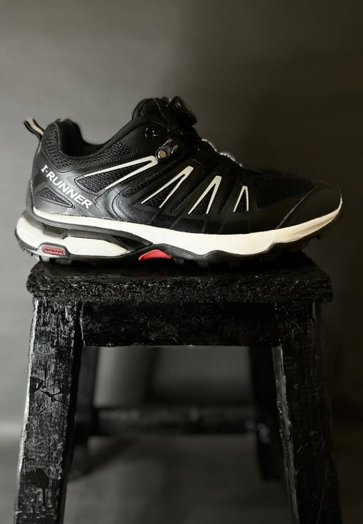 کفش کتونی مردانه زنانه سالامون طبیعت گردی مدل I Runner رنگ مشکی