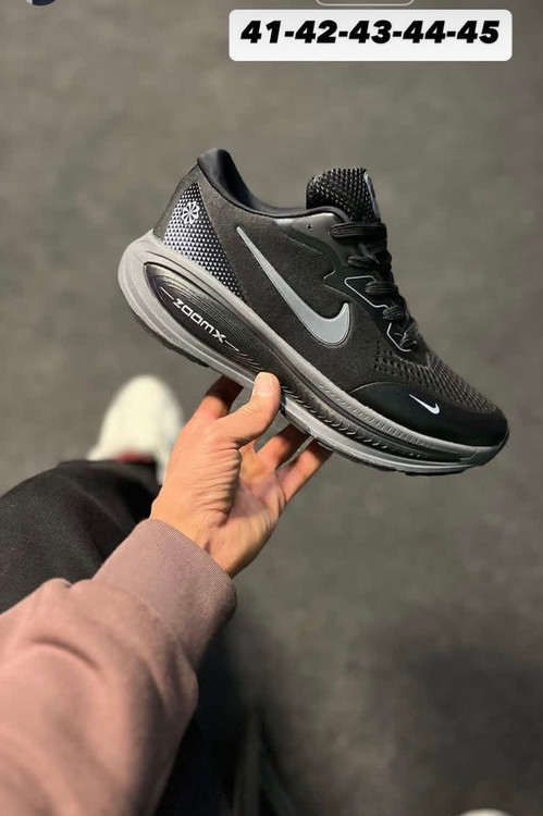 کتانی نایک زوم ومرو پلاس مشکی طوسی Nike Zoom X مدل ۷۷۵۰