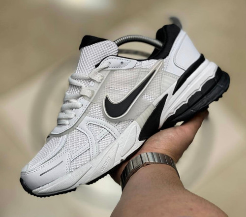کفش کتانی مردانه زنانه نایک وی تو کی NIKE Cushlon V2K سفید مشکی