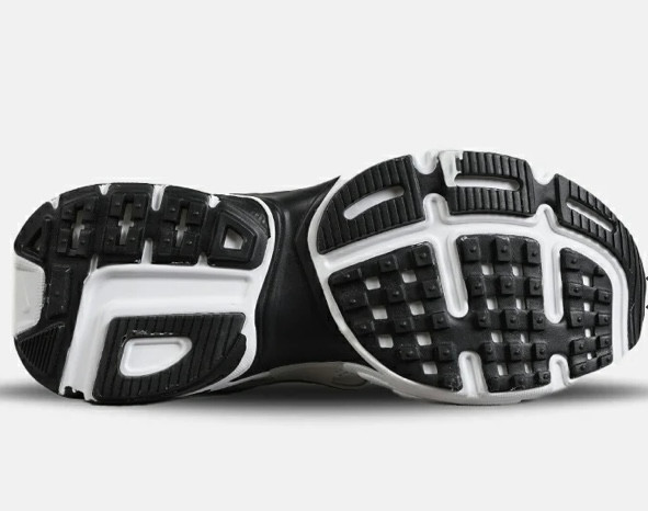 کفش کتانی مردانه زنانه سفید مشکی NIKE Cushlon V2K مدل ۷۴۴۴