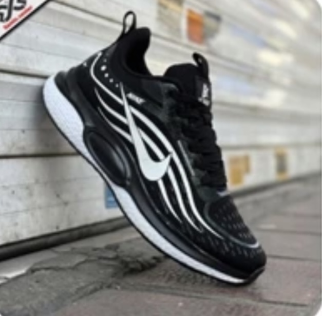 کفش کتانی مردانه زنانه نایک  تن کپسول دار مشکی Nike 10