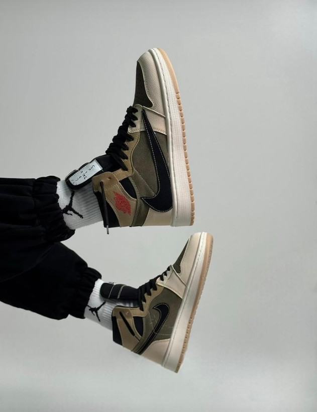 کتانی نایک ایر جردن ترویس ساقدار Nike Air JTravis North Face